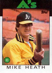 1986 Topps Baseball Cards      148     Mike Heath